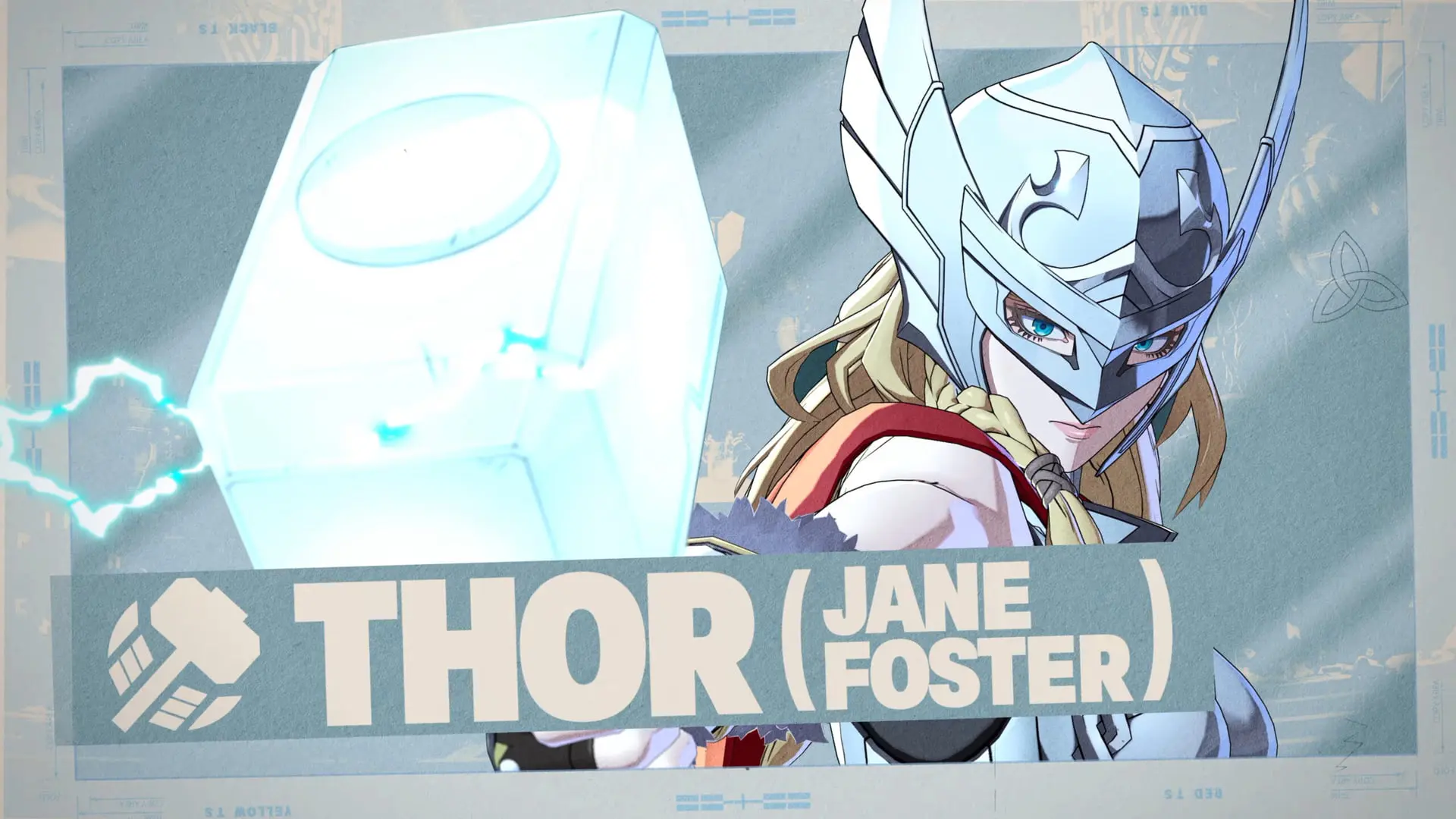 شخصیت تور (Thor) با نام جین فاستر (Jane Foster) در بازی Marvel Tōkon Fighting Souls