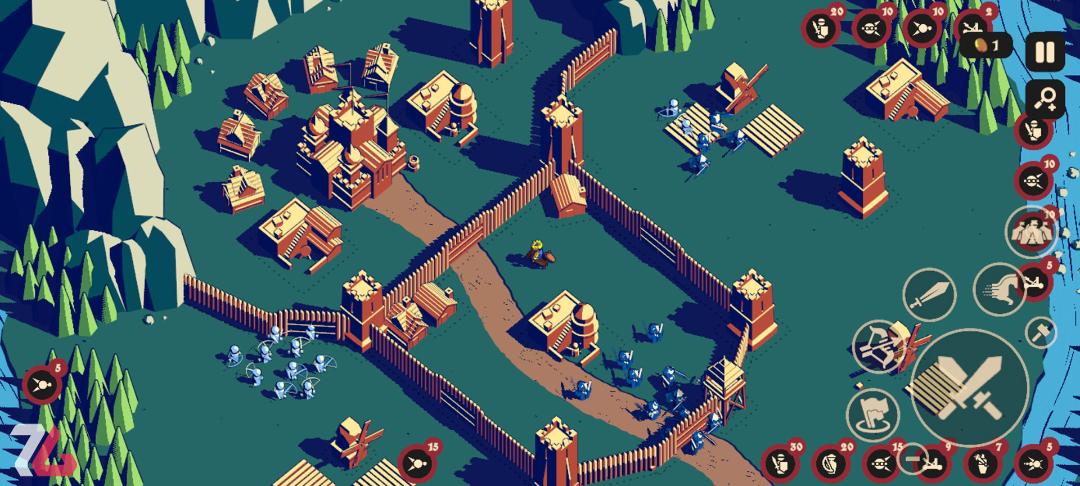 بازی موبایل Thronefall