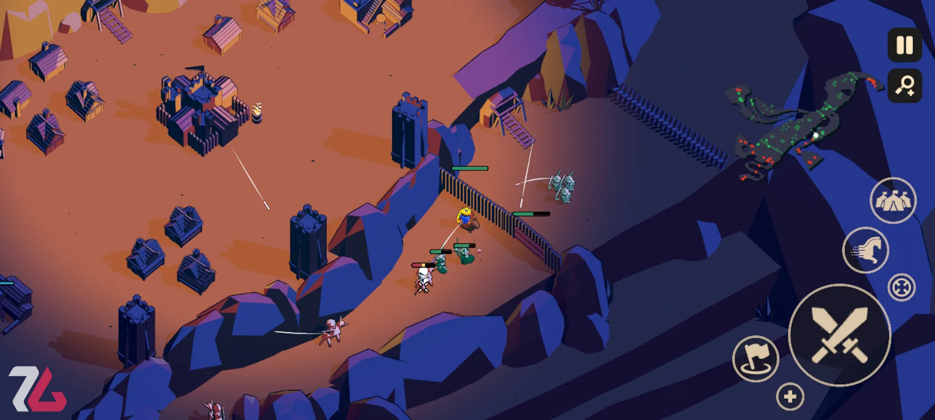 بازی موبایل Thronefall