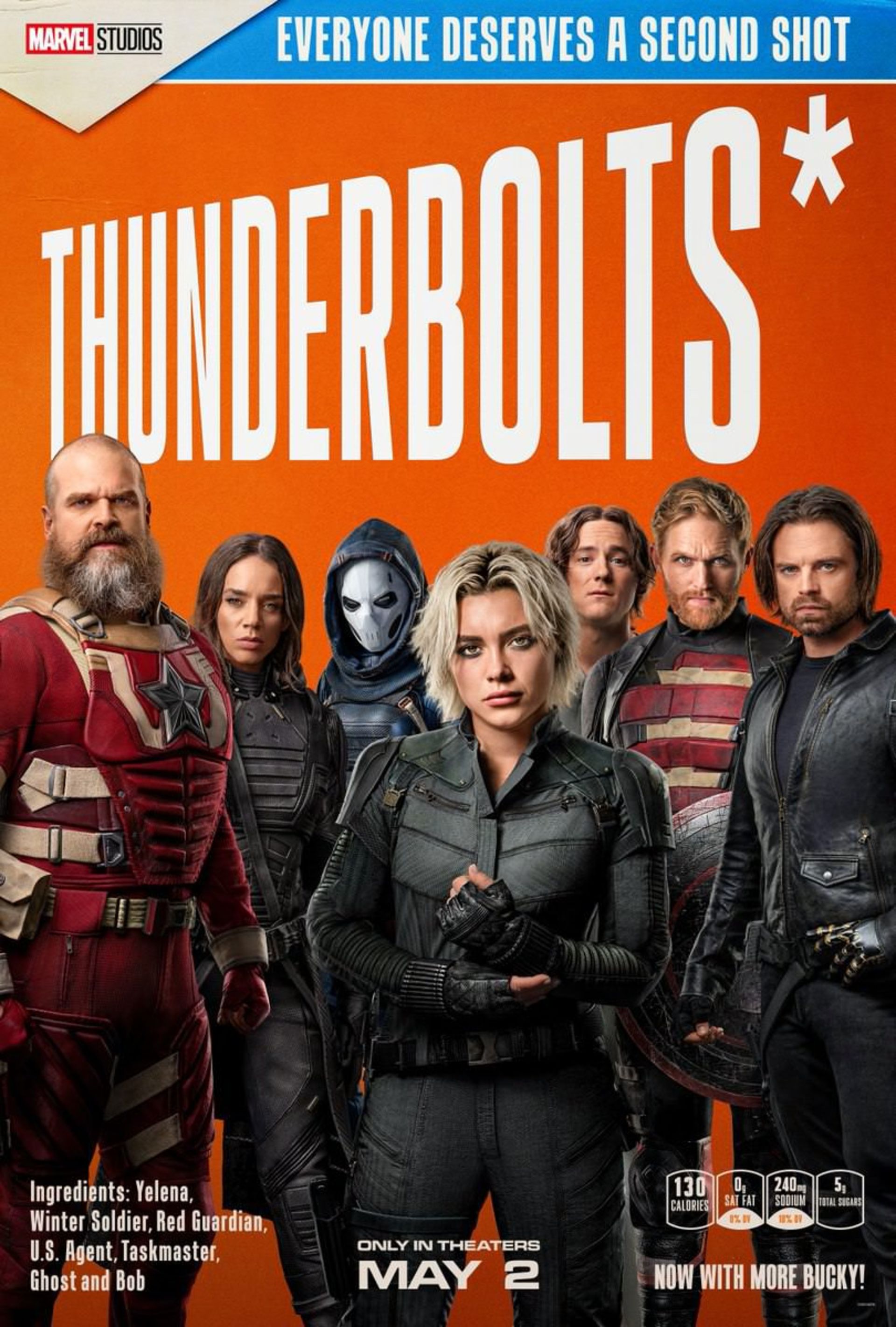 پوستر رسمی فیلم *Thunderbolts با محوریت دادن شانس دوباره