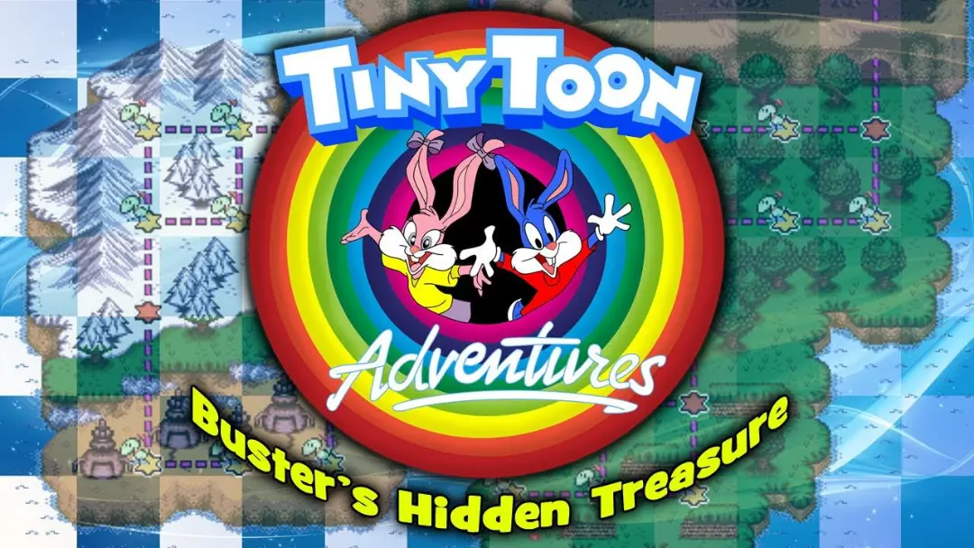 لوگوی اول بازی بازی Tiny Toon Adventures: Buster's Hidden Treasure سگا