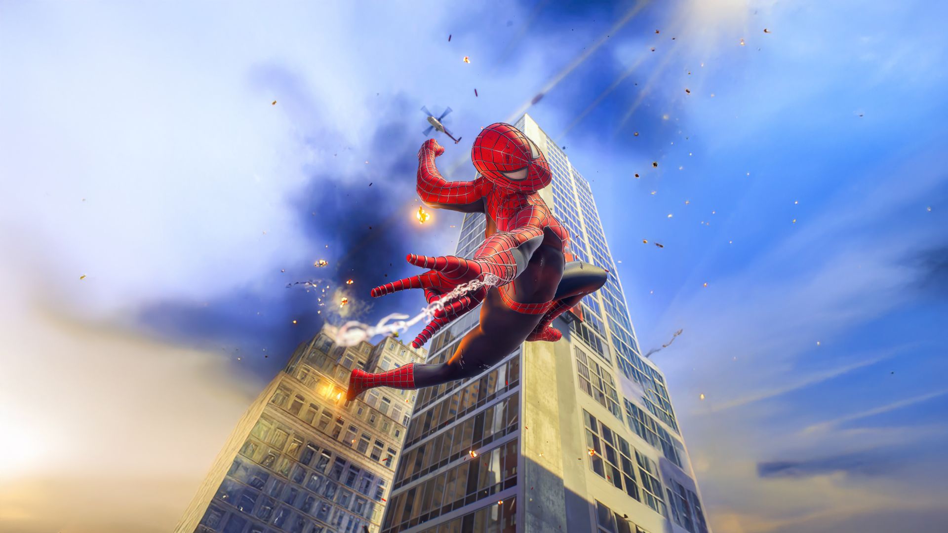 اسکین مرد عنکبوتی توبی مگوایر (Tobey Maguire) در بازی Marvel's Spider-Man 2