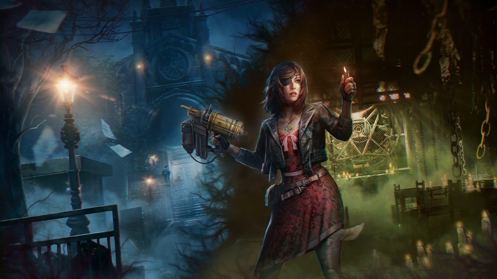 کارولین اسلحه به دست در بازی Tormented Souls 2