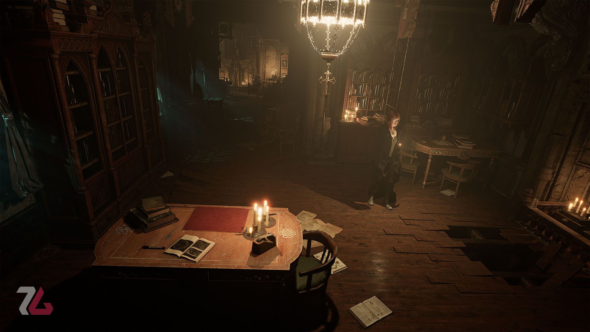 کارولین در اتاق در بازی Tormented Souls 2