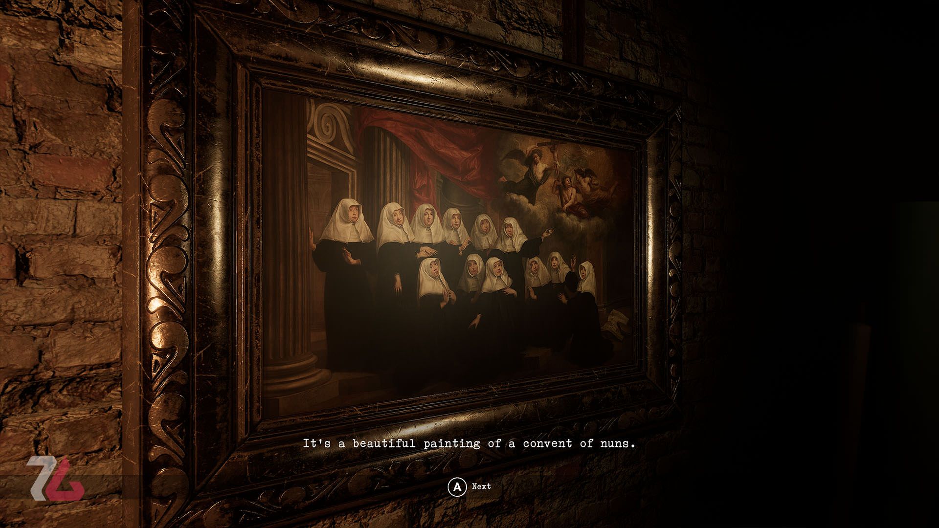 تصویر روی دیوار در بازی Tormented Souls 2