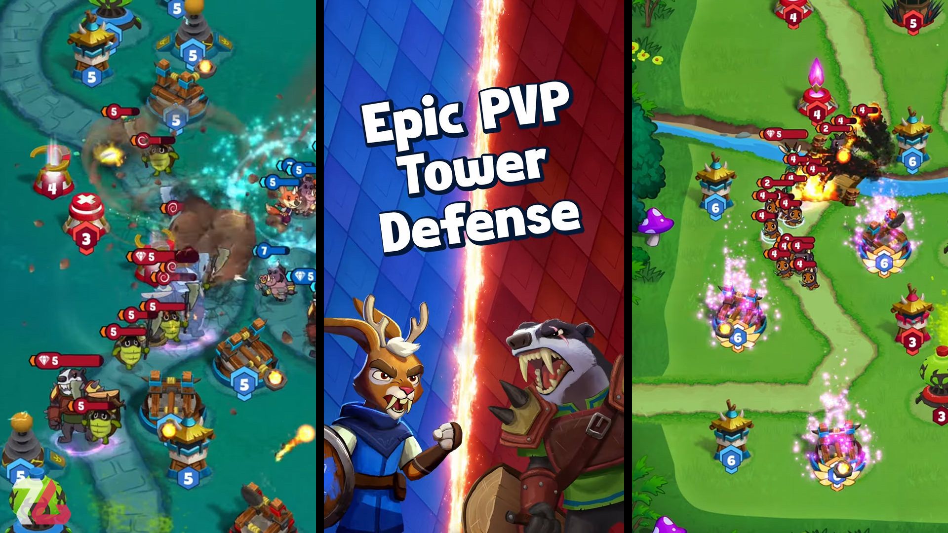 بازی دفاع از قلعه Tower Rush