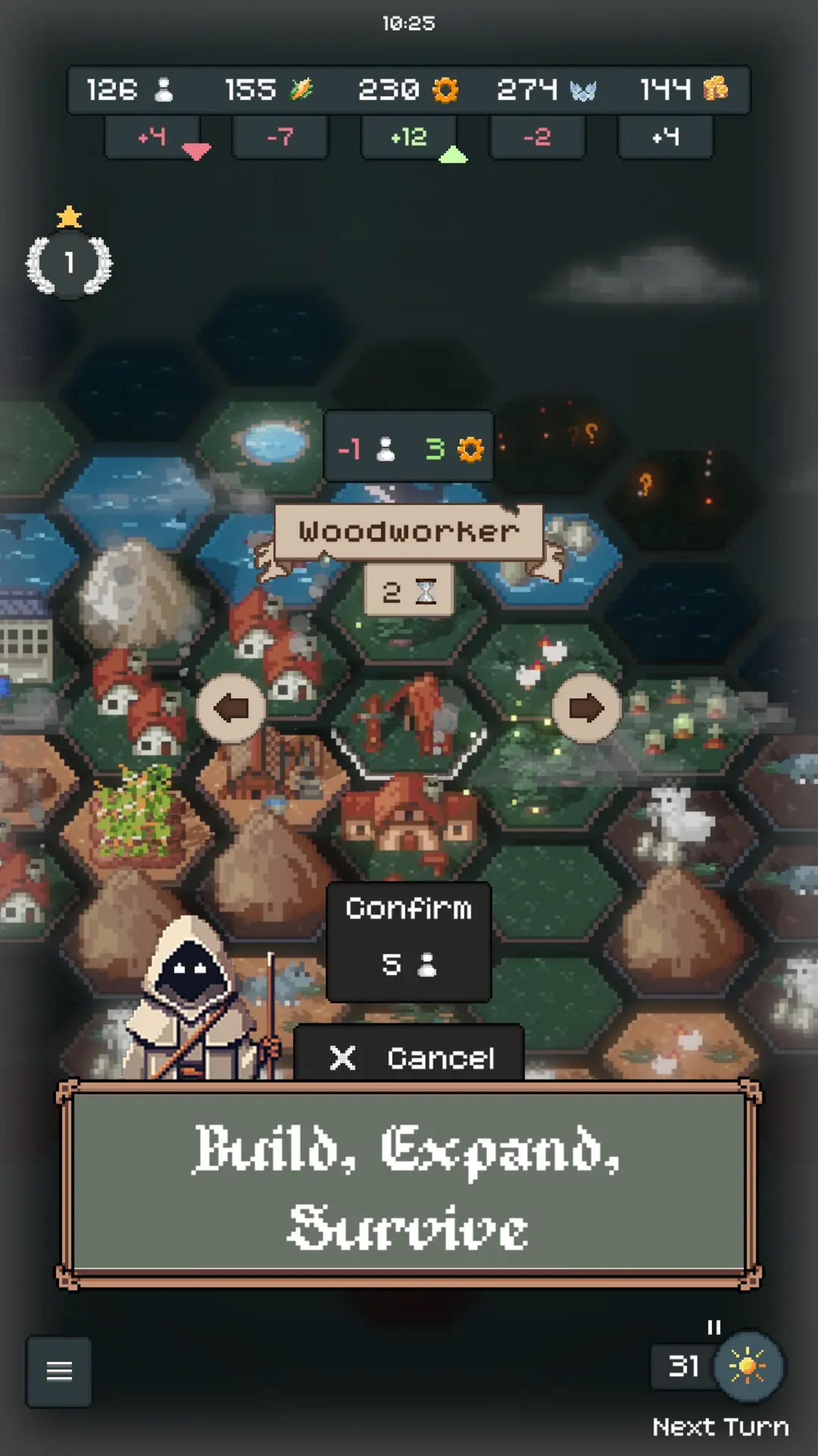 بازی موبایل TownsFolk