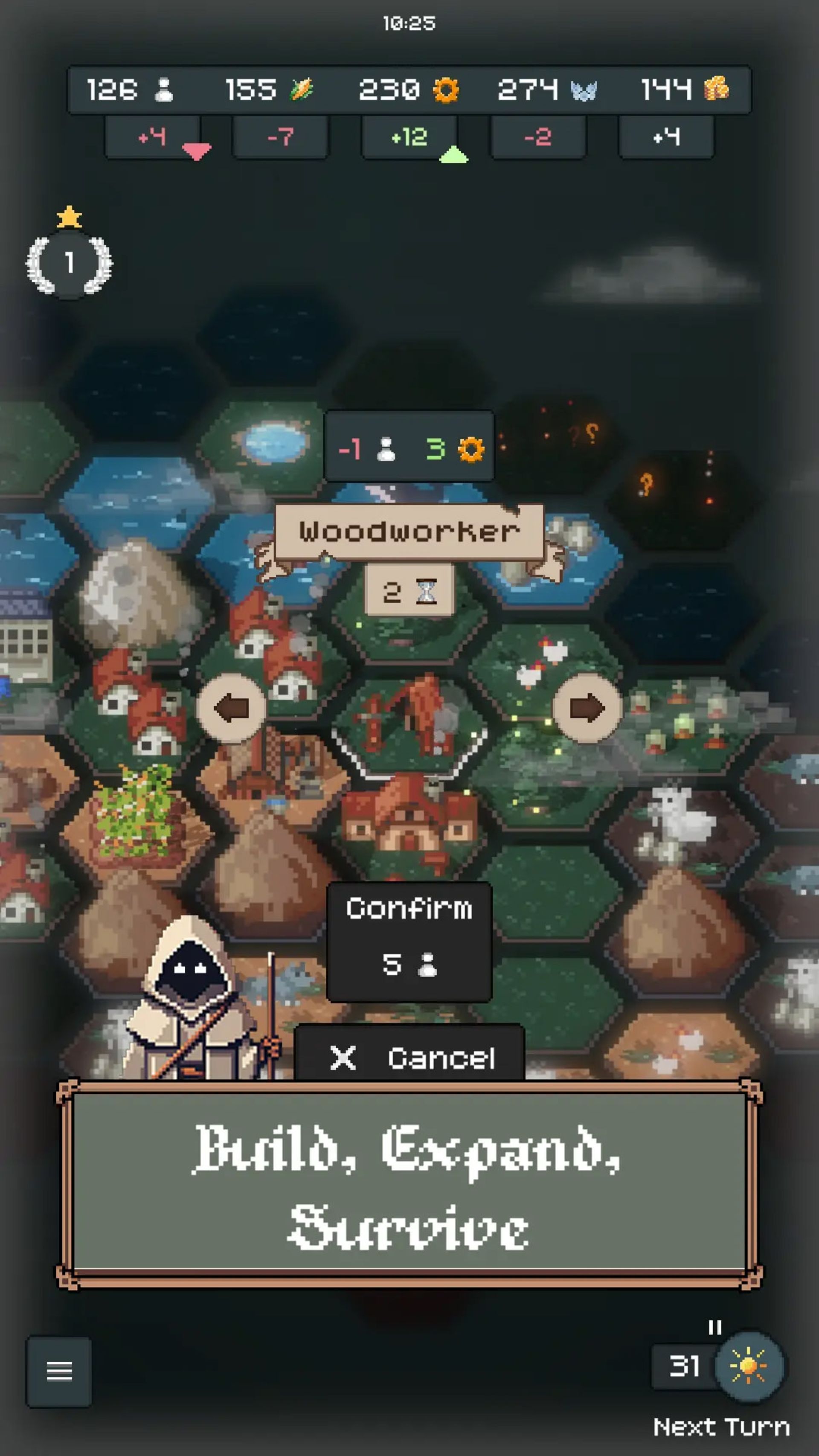 بازی موبایل TownsFolk
