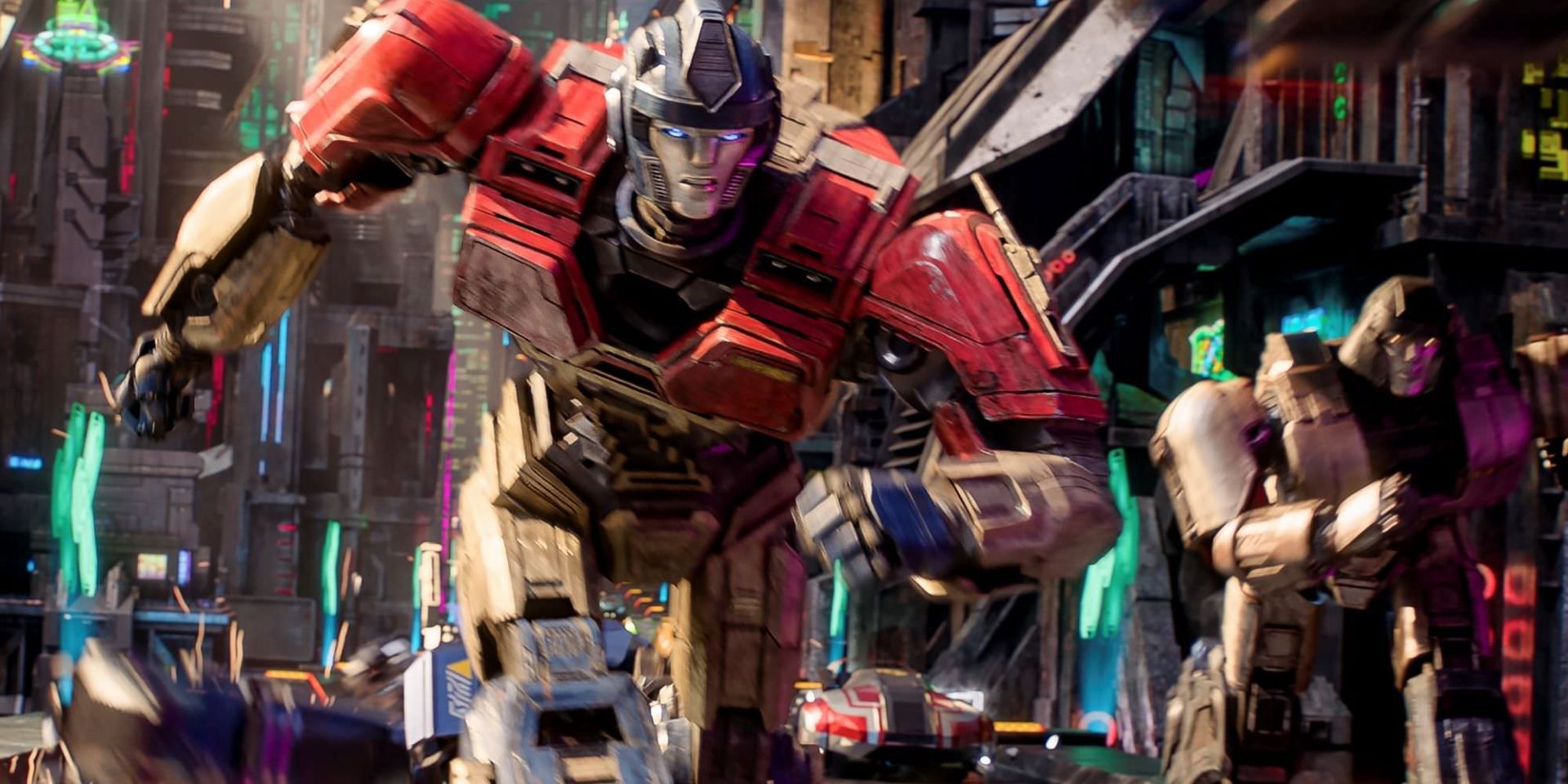 صحنه مسابقه انیمیشن Transformers One