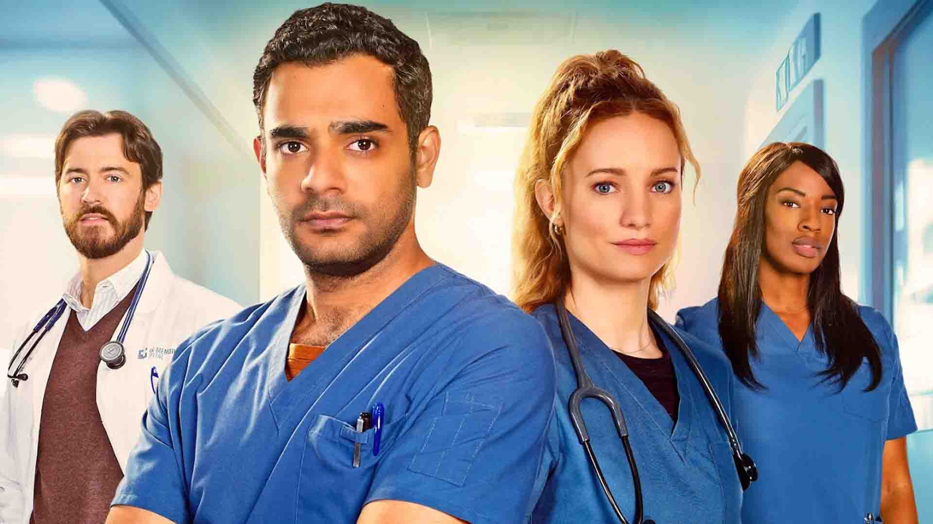 حمزه حق و دیگر بازیگران سریال Transplant