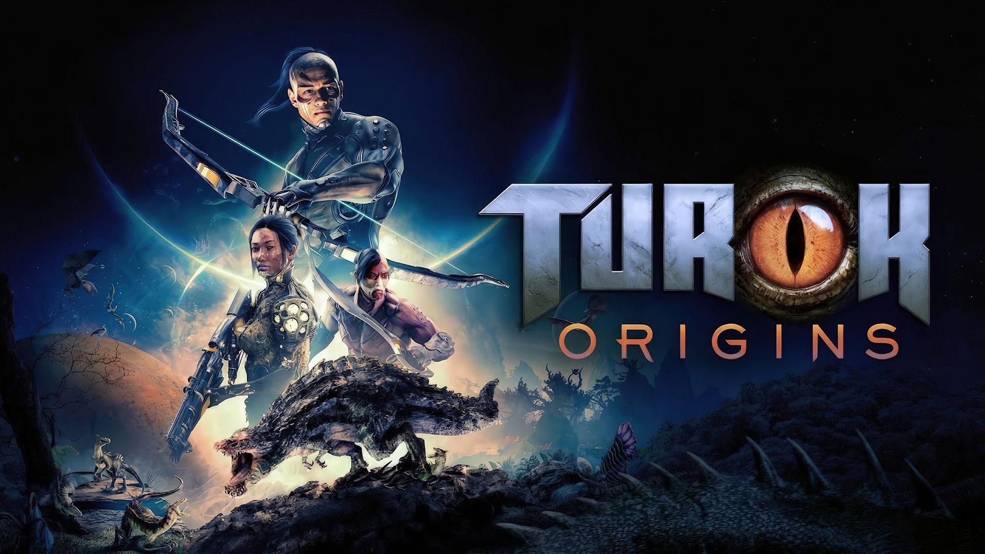 شکار دایناسور در بازی Turok Origins 