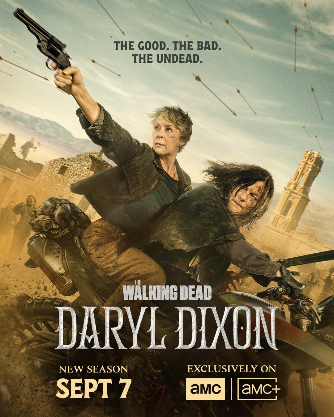 فرار دریل و کارول از زامبی‌ها در فصل سوم The Walking Dead: Daryl Dixon