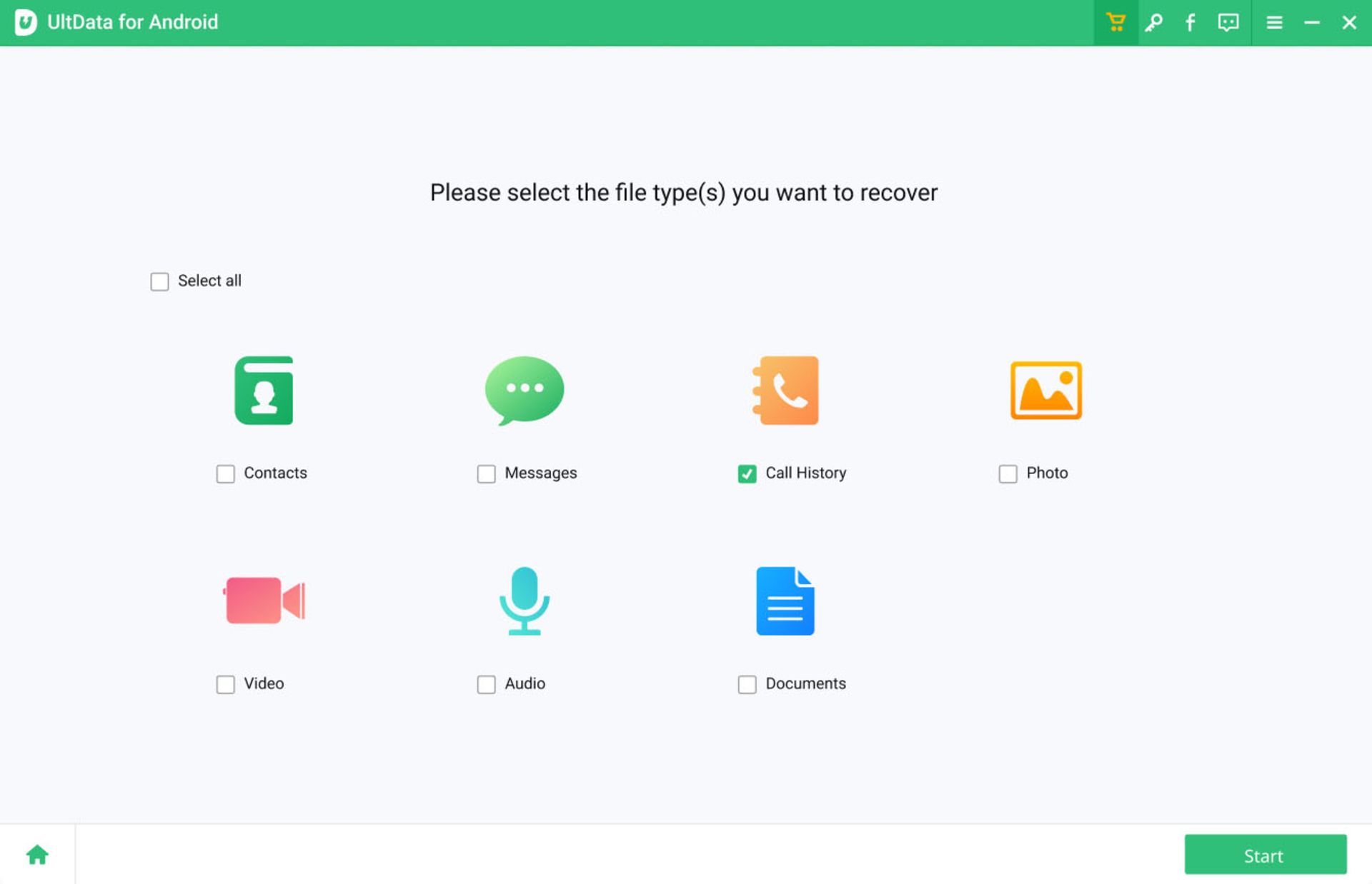 نرم‌افزار Ultdata ریکاوری اندروید