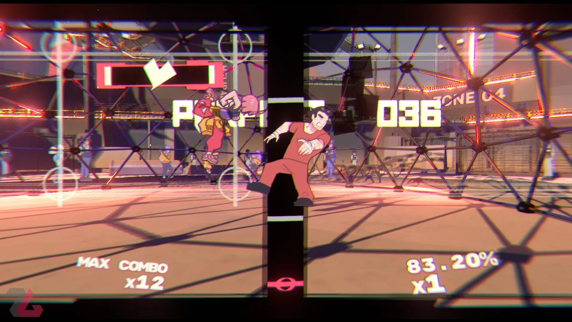 مبارزه بیت با یک زندانی در بازی UNBEATABLE