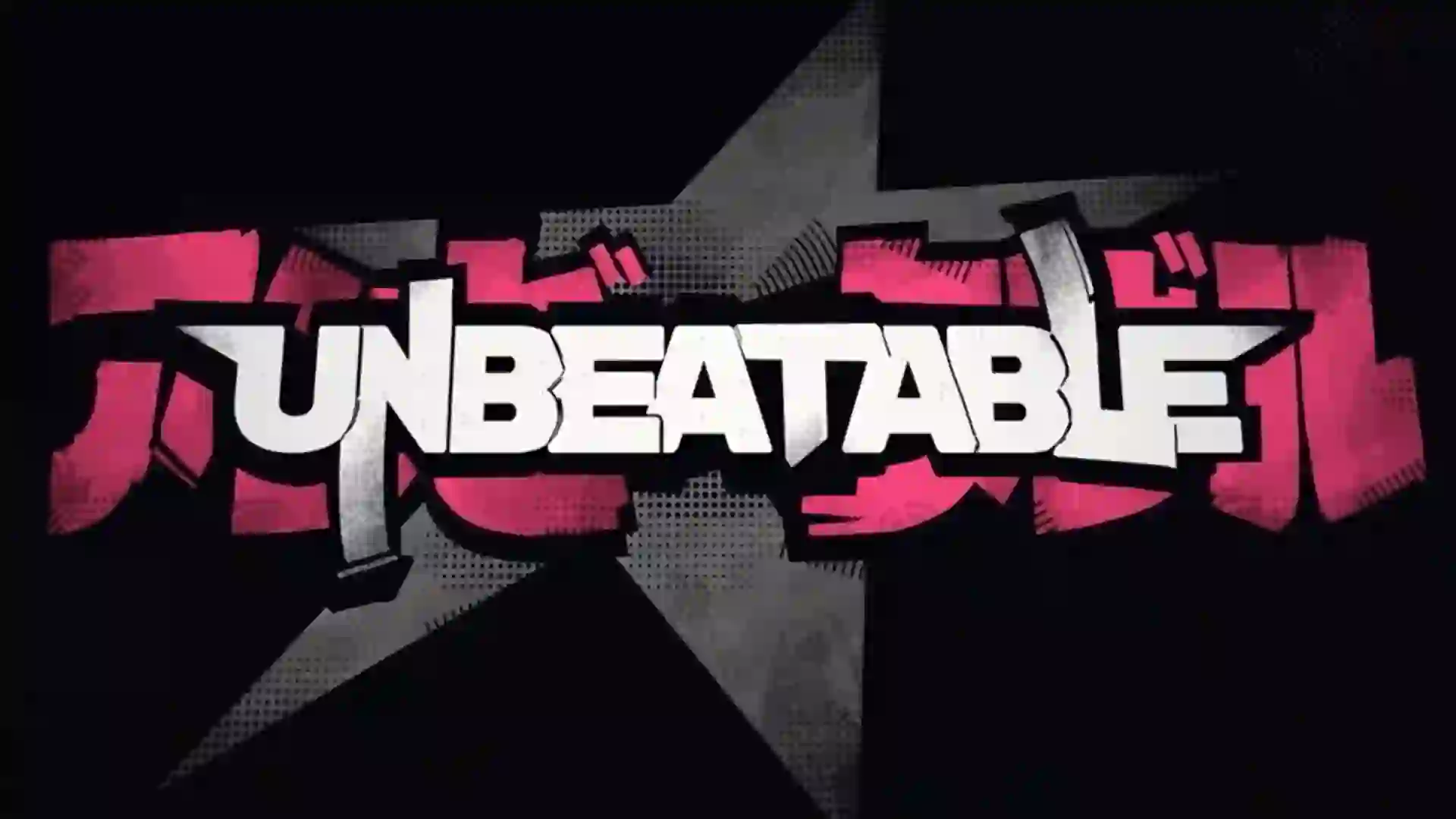 لوگوی بازی UNBEATABLE در پیش‌زمینه مشکی
