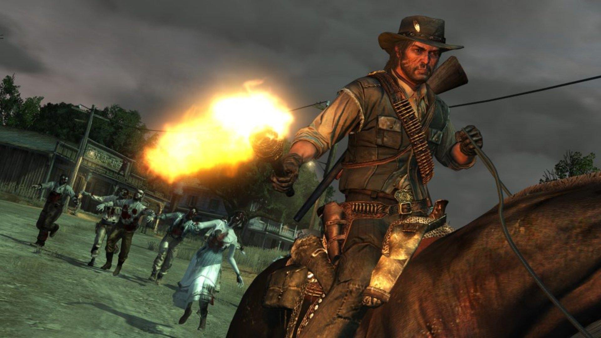 جان مارستون در بسته الحاقی Undead Nightmare بازی رد دد ردمپشن