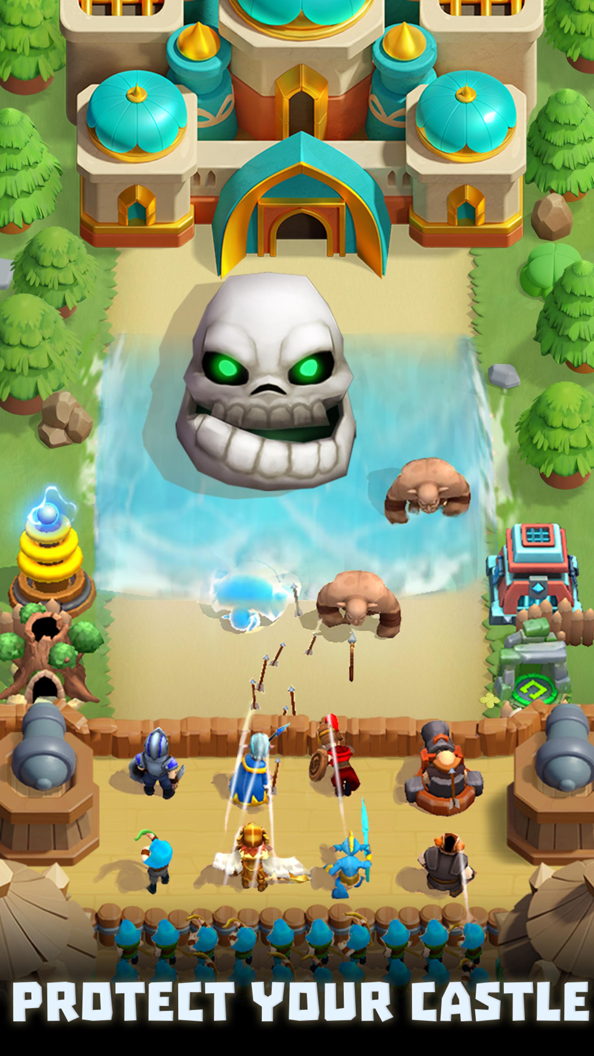 گیم‌پلی بازی موبایل Wild Castle: Tower Defense TD