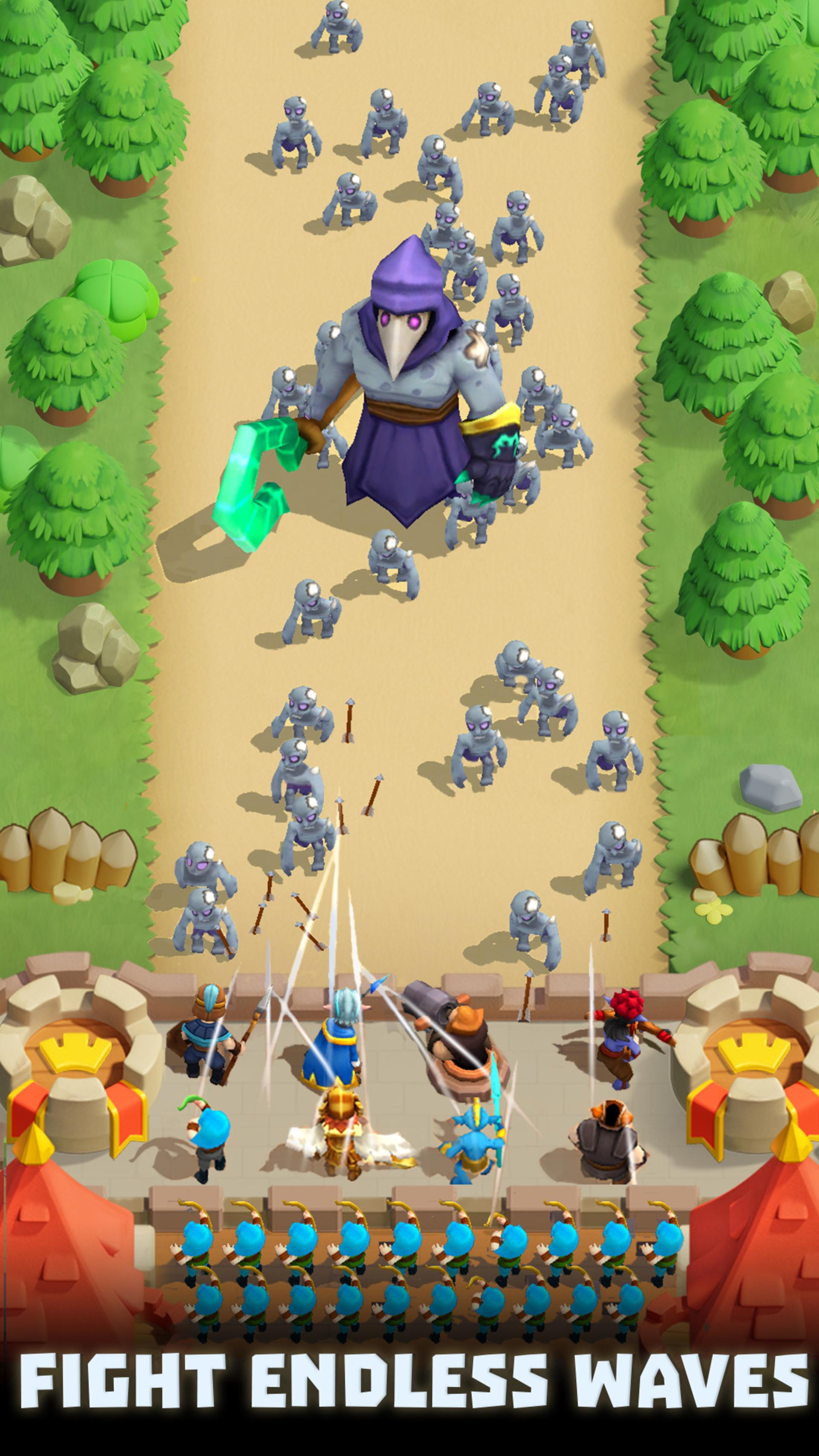 گیم‌پلی بازی موبایل Wild Castle: Tower Defense TD