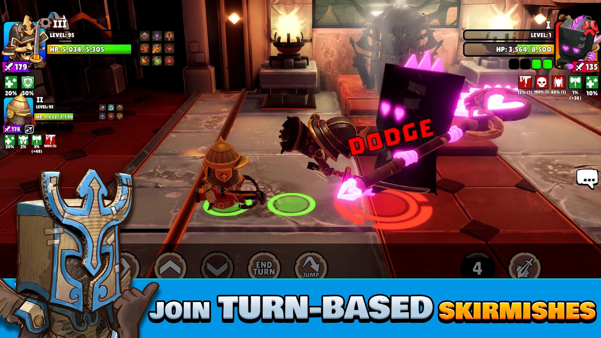 گیم‌پلی بازی موبایل Big Helmets: Heroes of Destiny