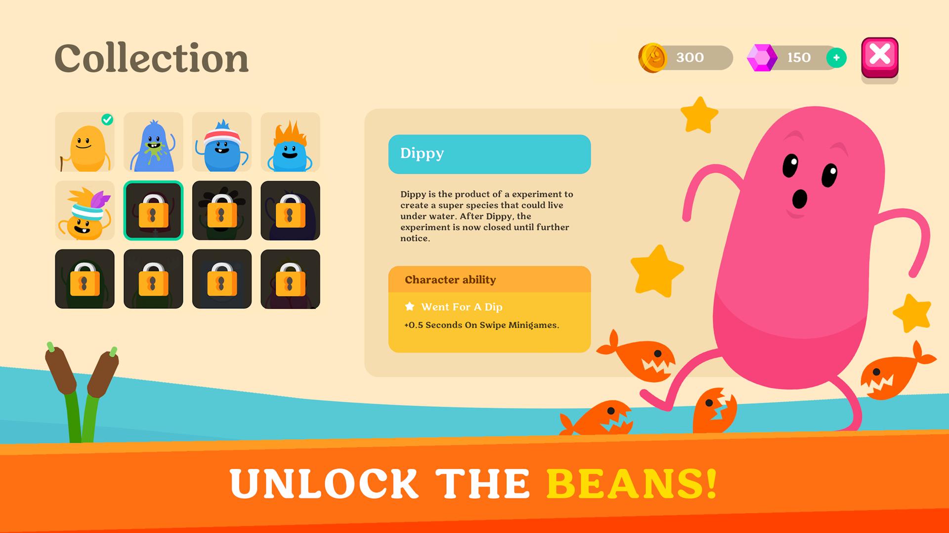 باز کردن لوبیاهای جدید در بازی موبایل Dumb Ways to Die 4