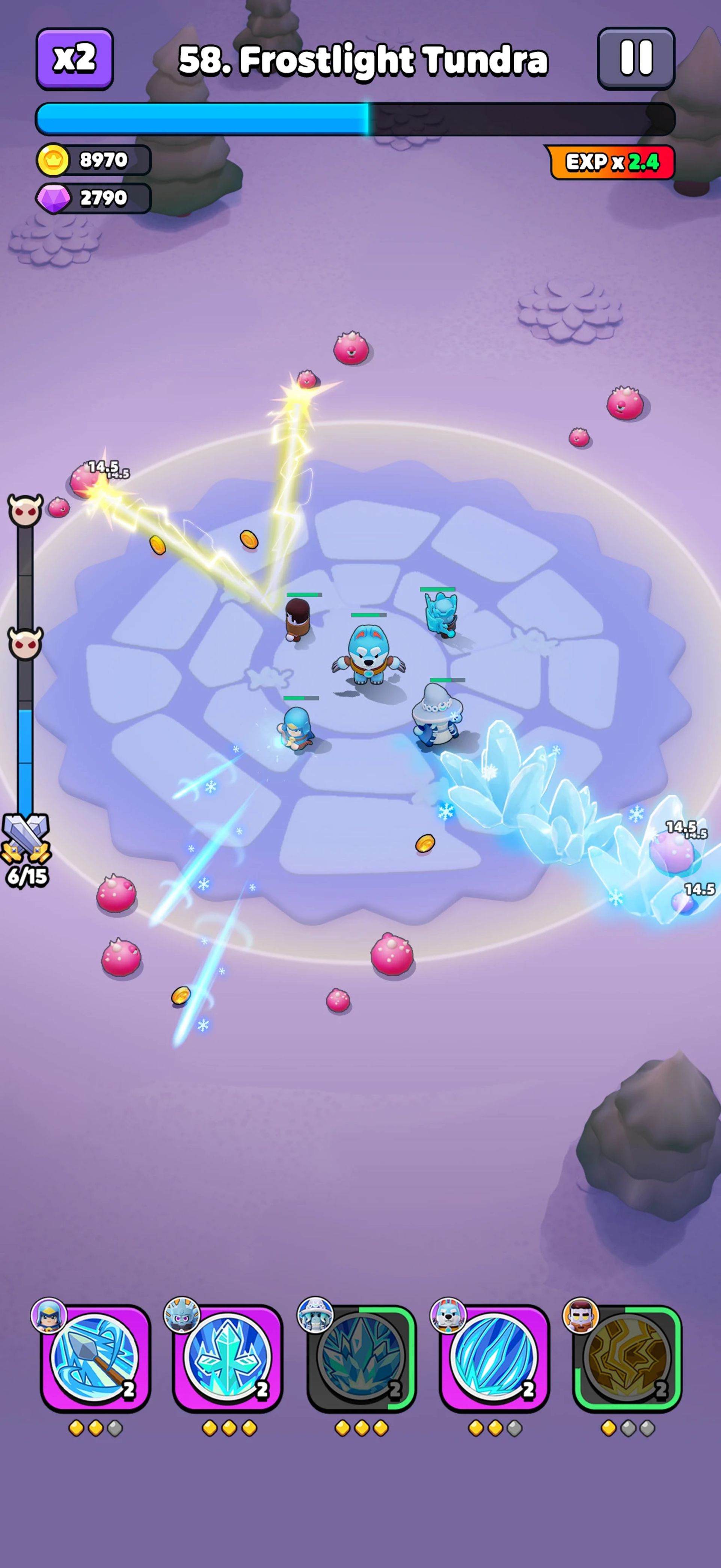 گیم‌پلی بازی موبایل Wittle Defender