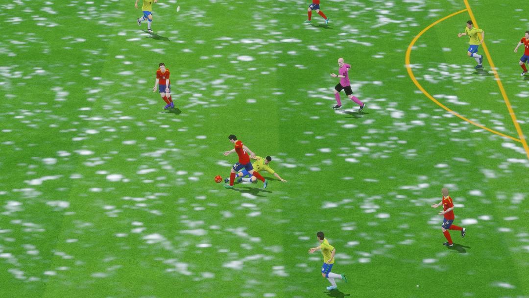 آب‌وهوای برفی در بازی موبایل Football League 2026