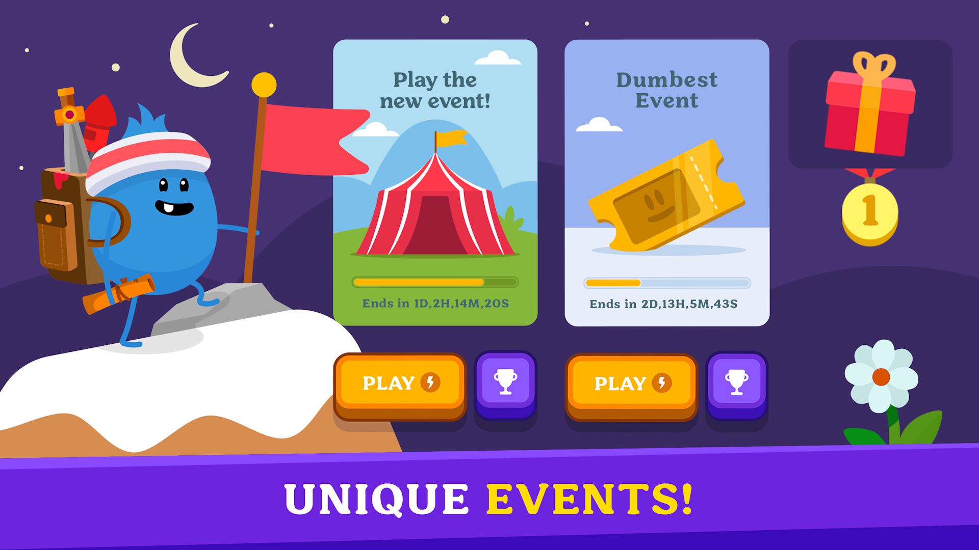 رویدادهای منحصربه‌فرد در بازی موبایل Dumb Ways to Die 4