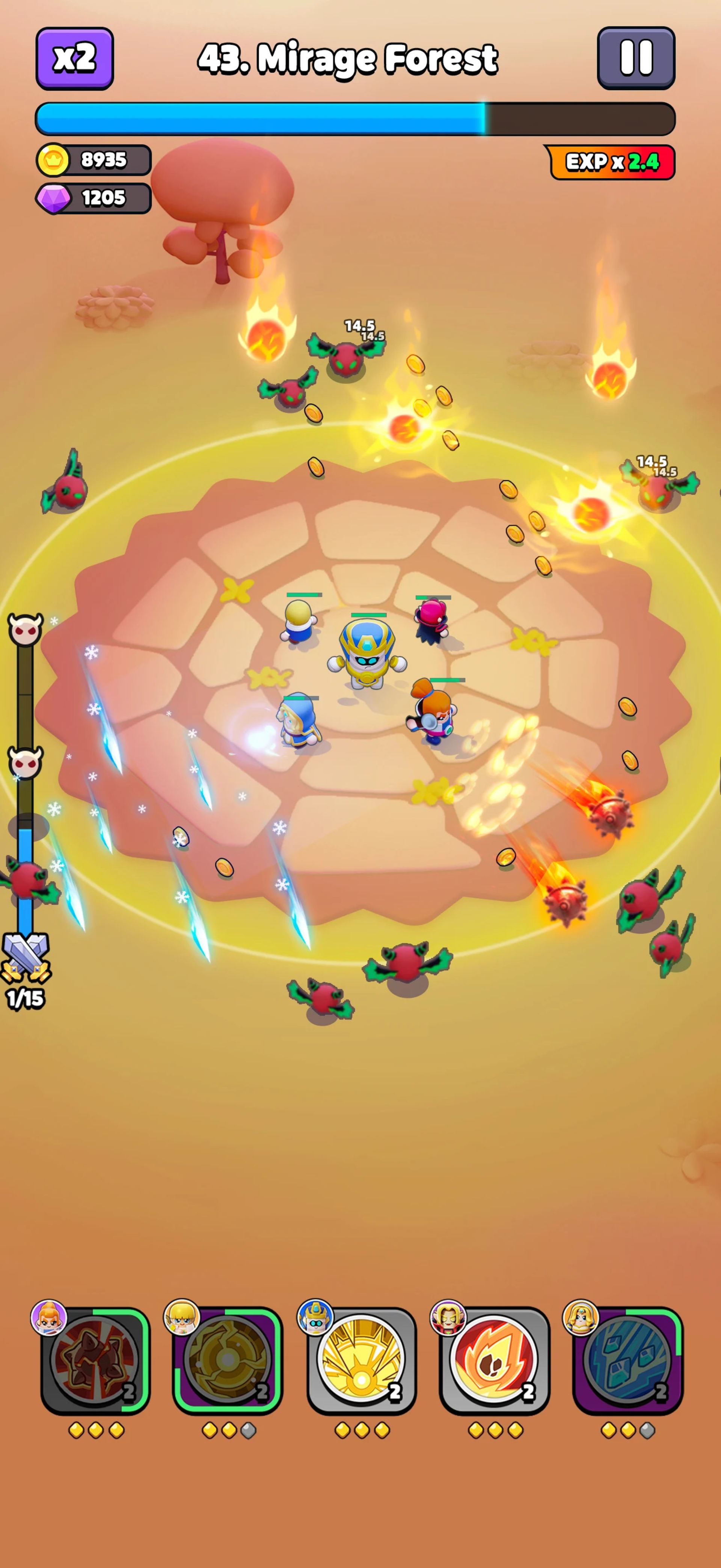 گیم‌پلی بازی موبایل Wittle Defender