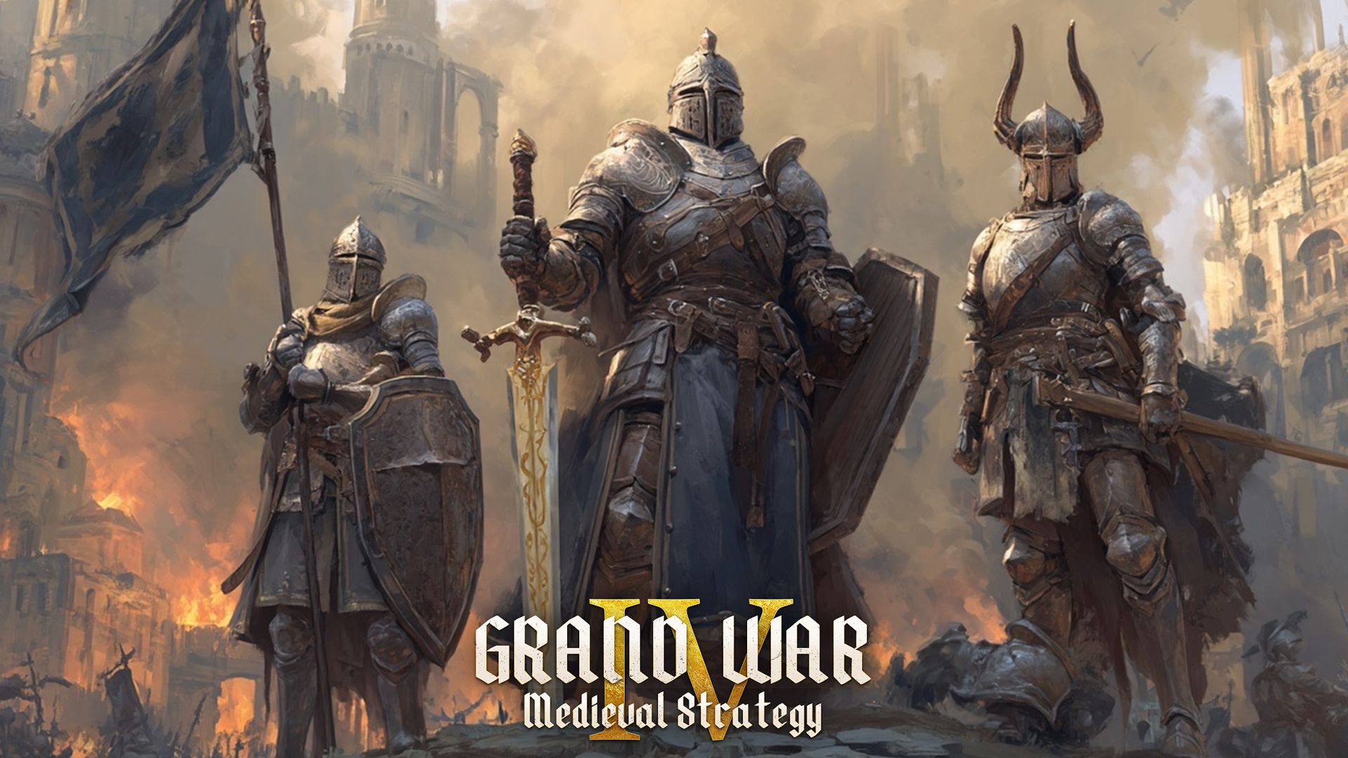 کاور (پوستر) بازی موبایل Grand War 4: Medieval Strategy