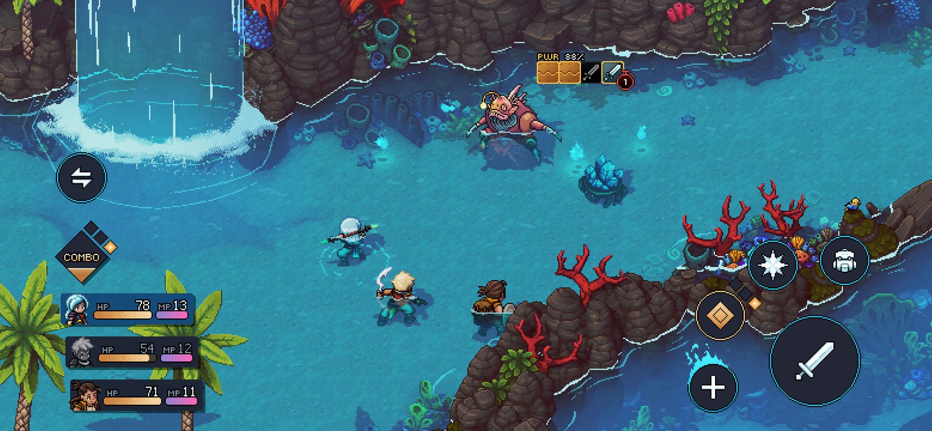 گیم‌پلی بازی Sea of Stars