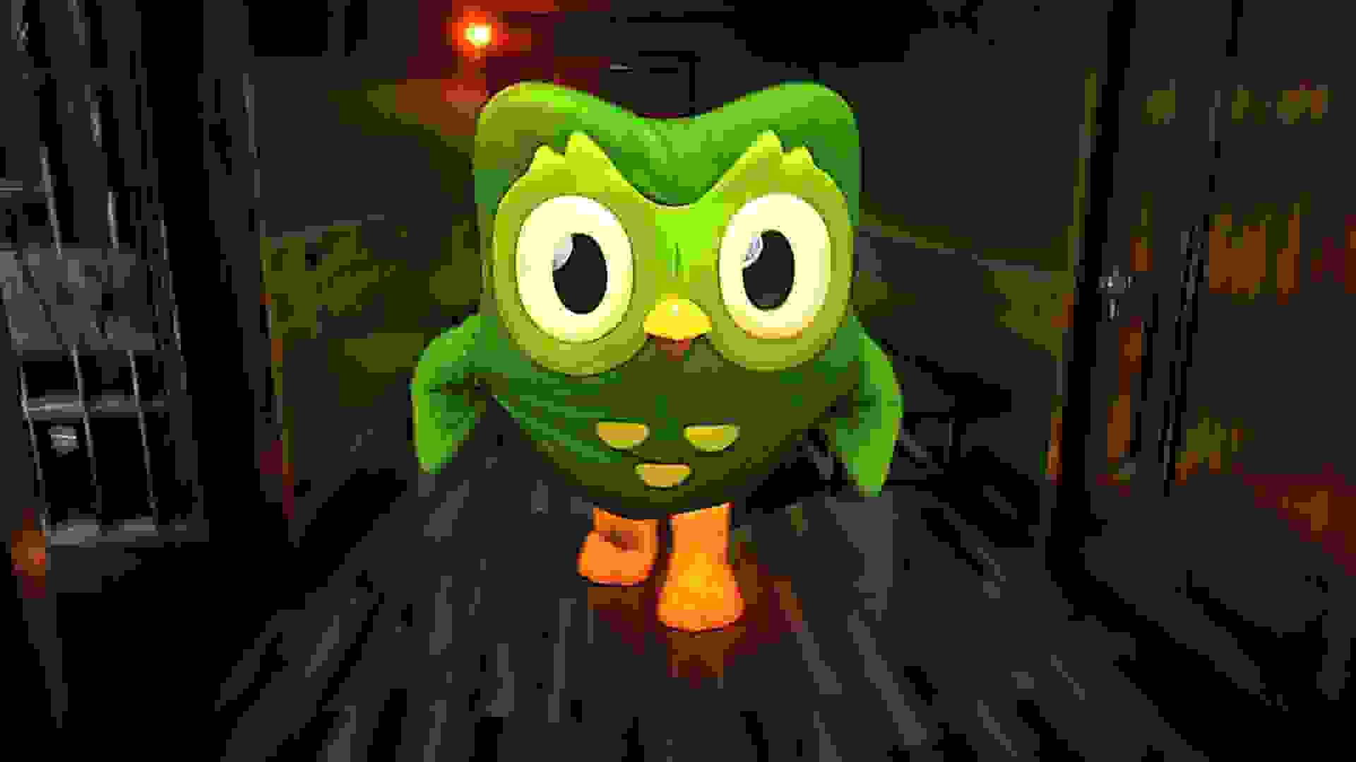 جغد دولینگو در بازی Unolingo