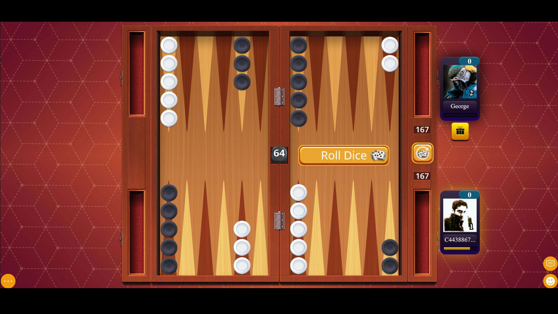 محیط بازی تخته نرد آنلاین VIP Backgammon