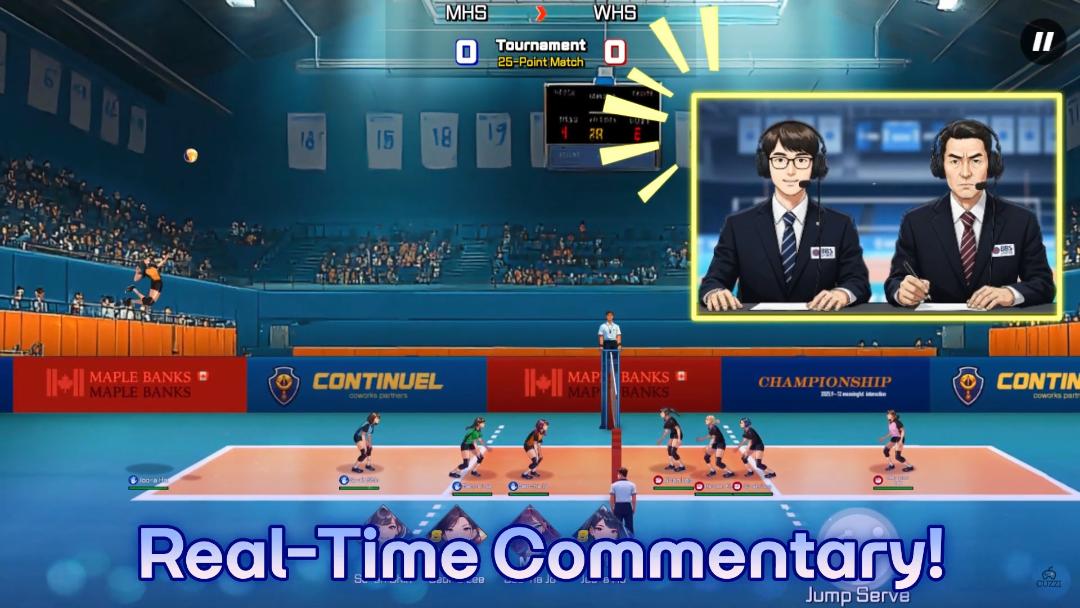 بازی موبایل Volley Girls: HS Volleyball