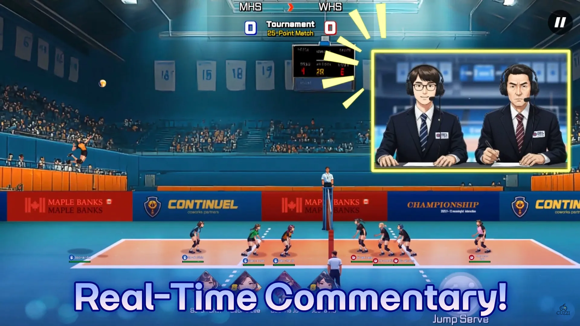 بازی موبایل Volley Girls: HS Volleyball