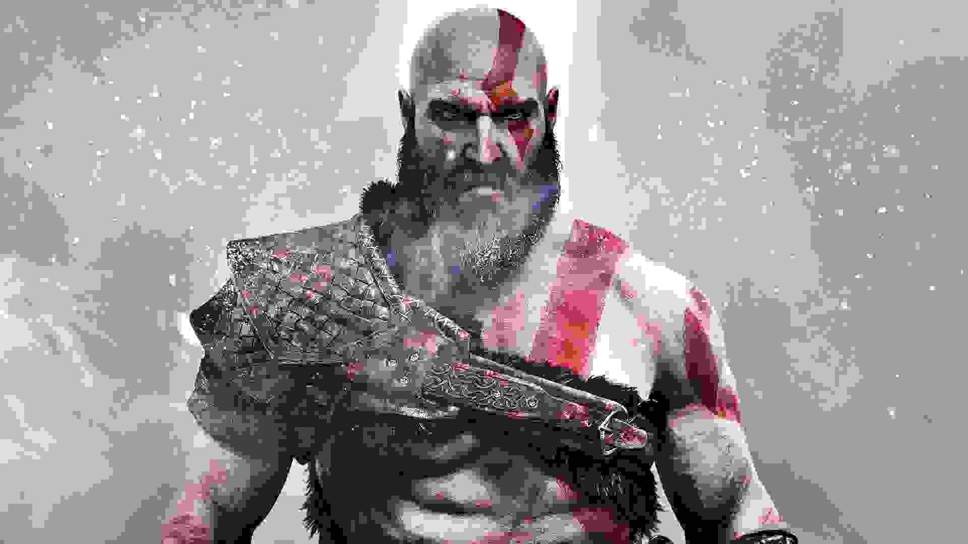 تصویری از کریتوس در بازی god of war 2018