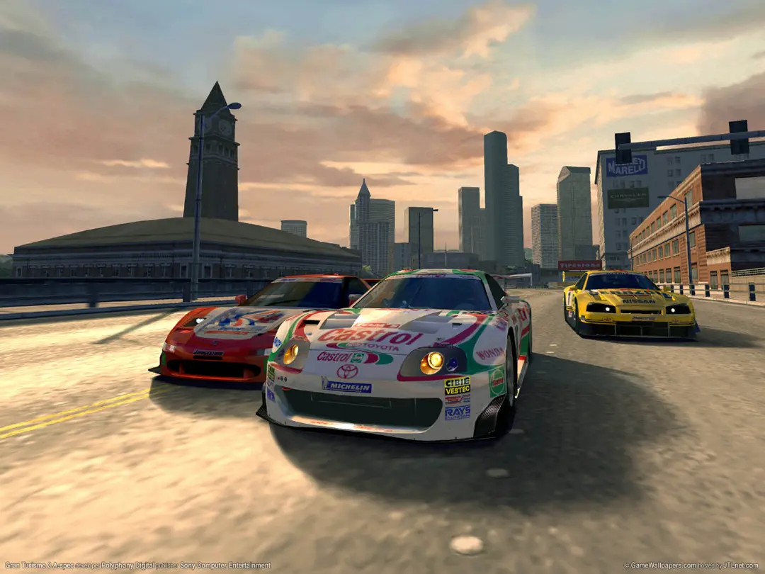 رقابت چند ماشین در بازی Gran Turismo 3: A-Spec