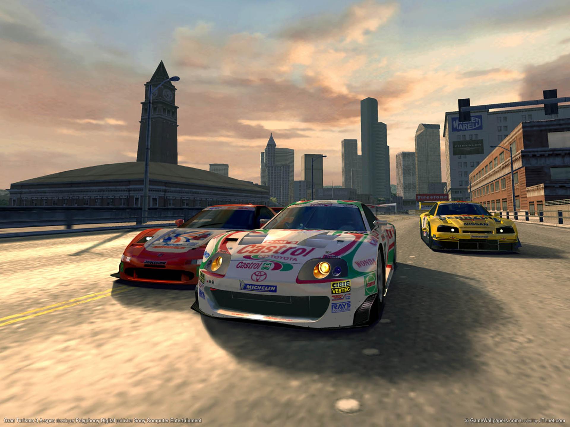 رقابت چند ماشین در بازی Gran Turismo 3: A-Spec