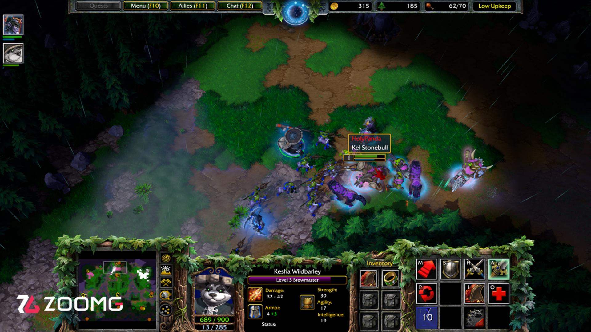 نبرد elf orc وارکرفت Forsaken Kingdom
