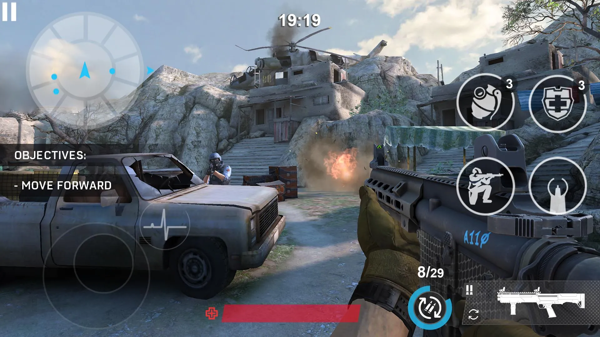 بازی Warface GO: Combat strike zone