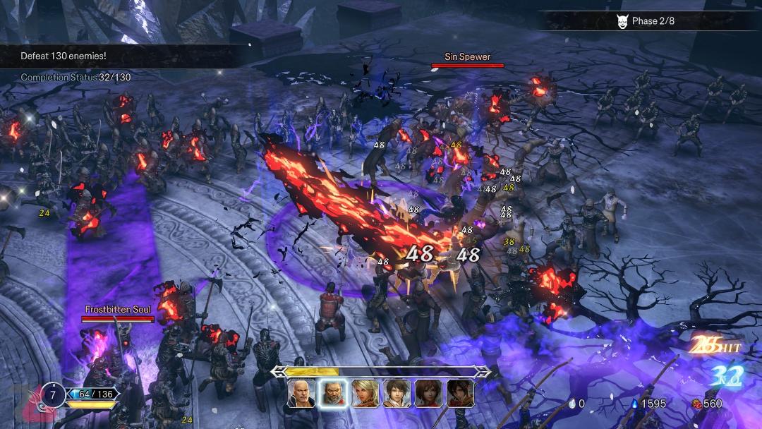 مبارزه در فضای سرد و یخ‌زده در بازی Warriors Abyss