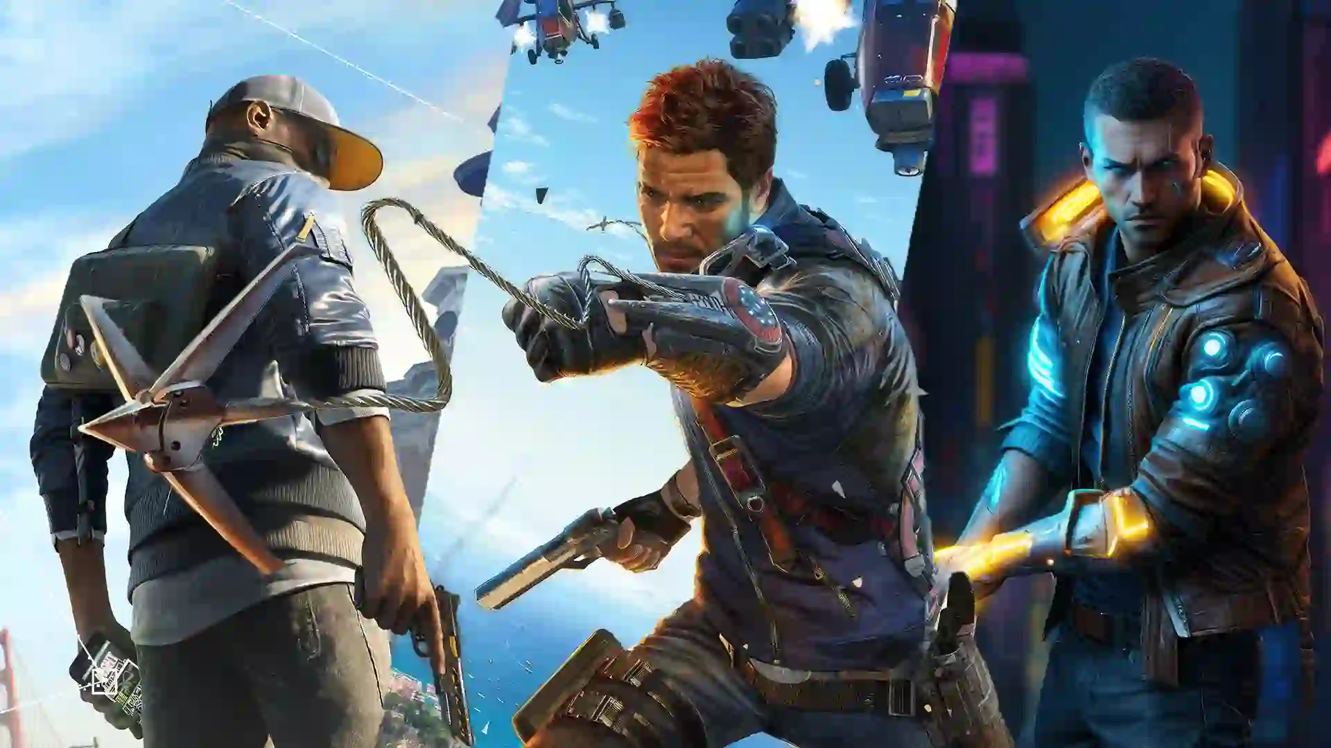 کاراکتر بازی‌های واچ داگز، سایبرپانک و جاست کاز