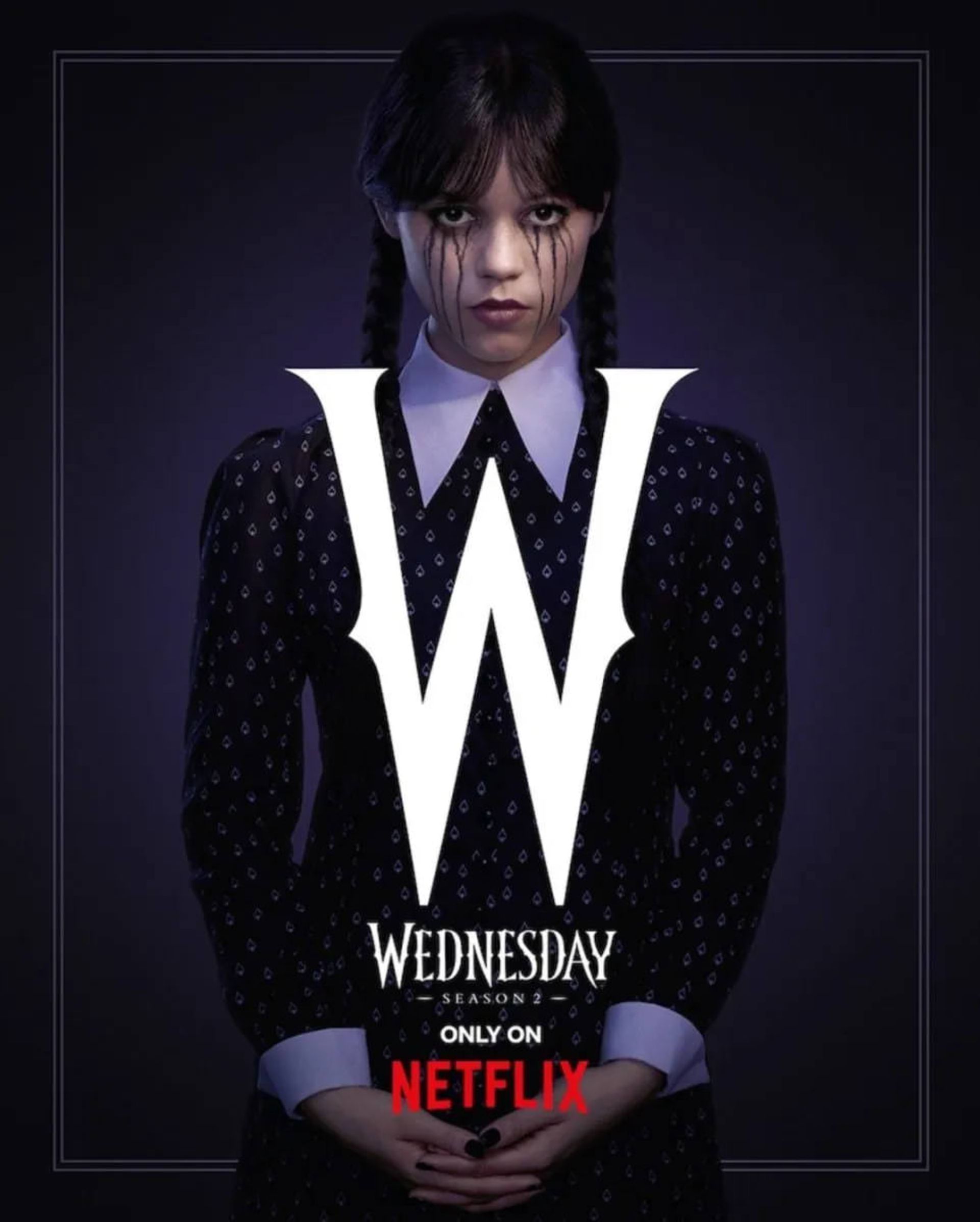پوستر شخصیت فصل دوم سریال Wednesday