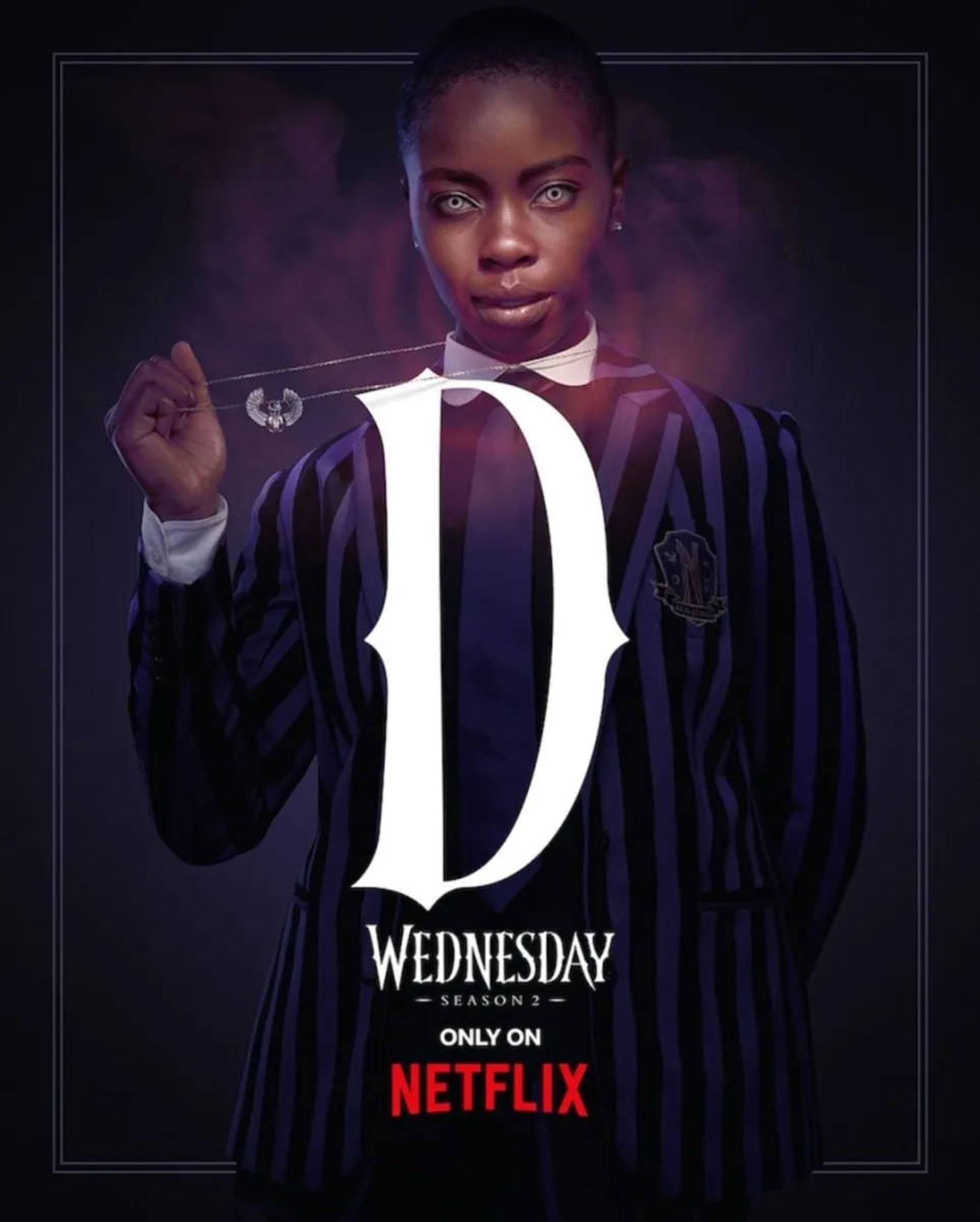 پوستر شخصیت فصل دوم سریال Wednesday