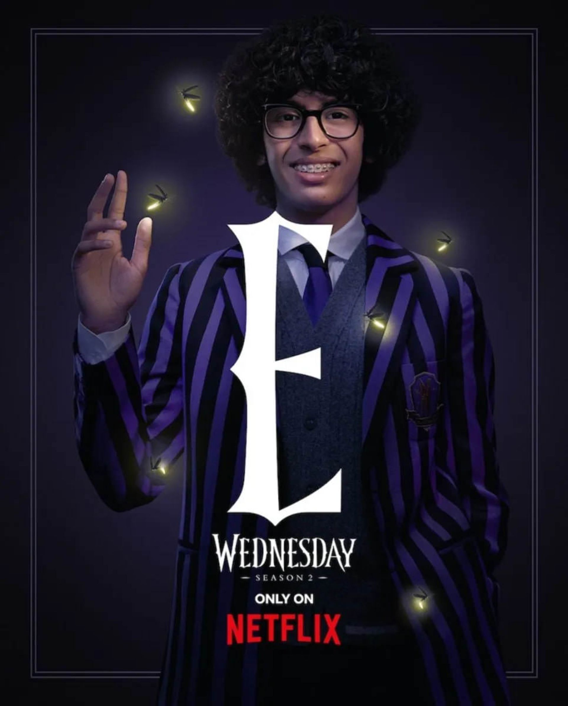 پوستر شخصیت فصل دوم سریال Wednesday