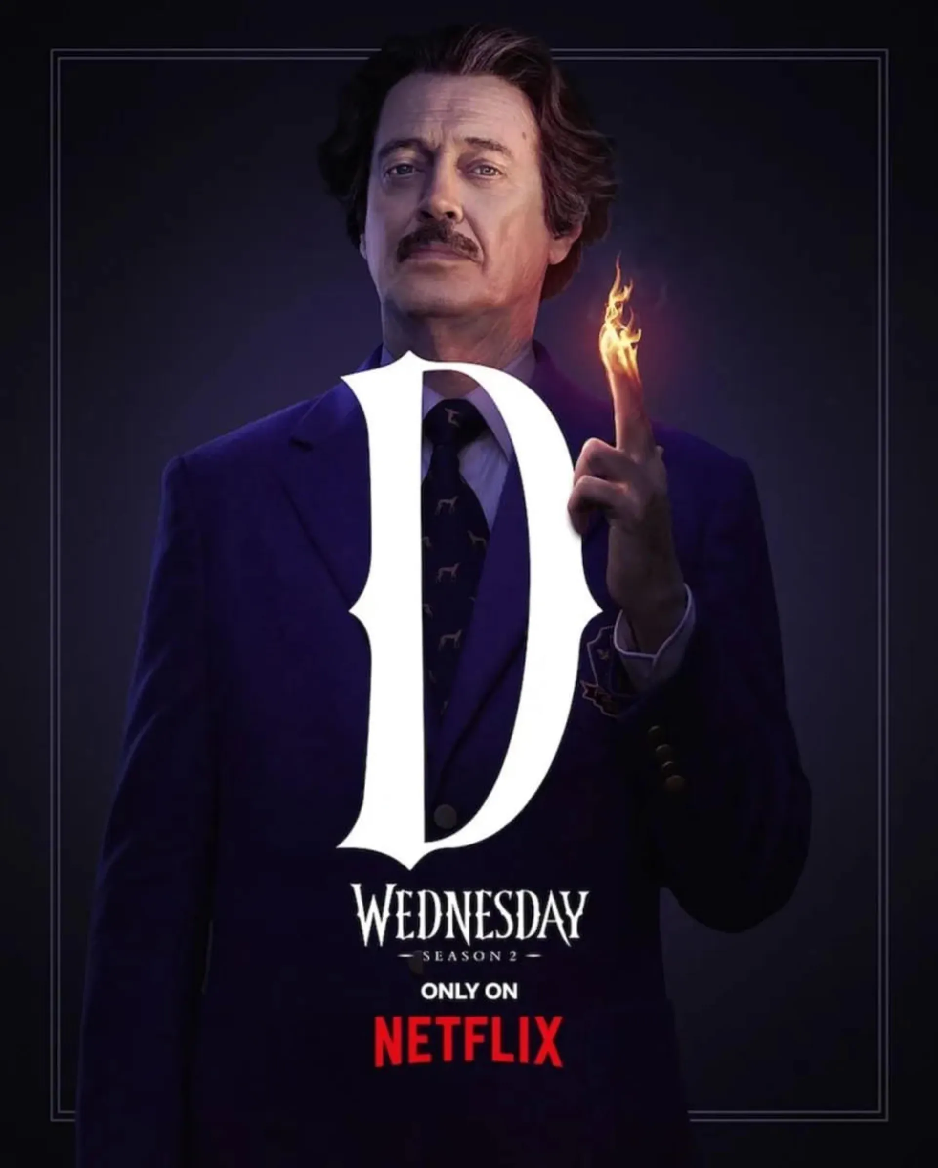 پوستر شخصیت فصل دوم سریال Wednesday