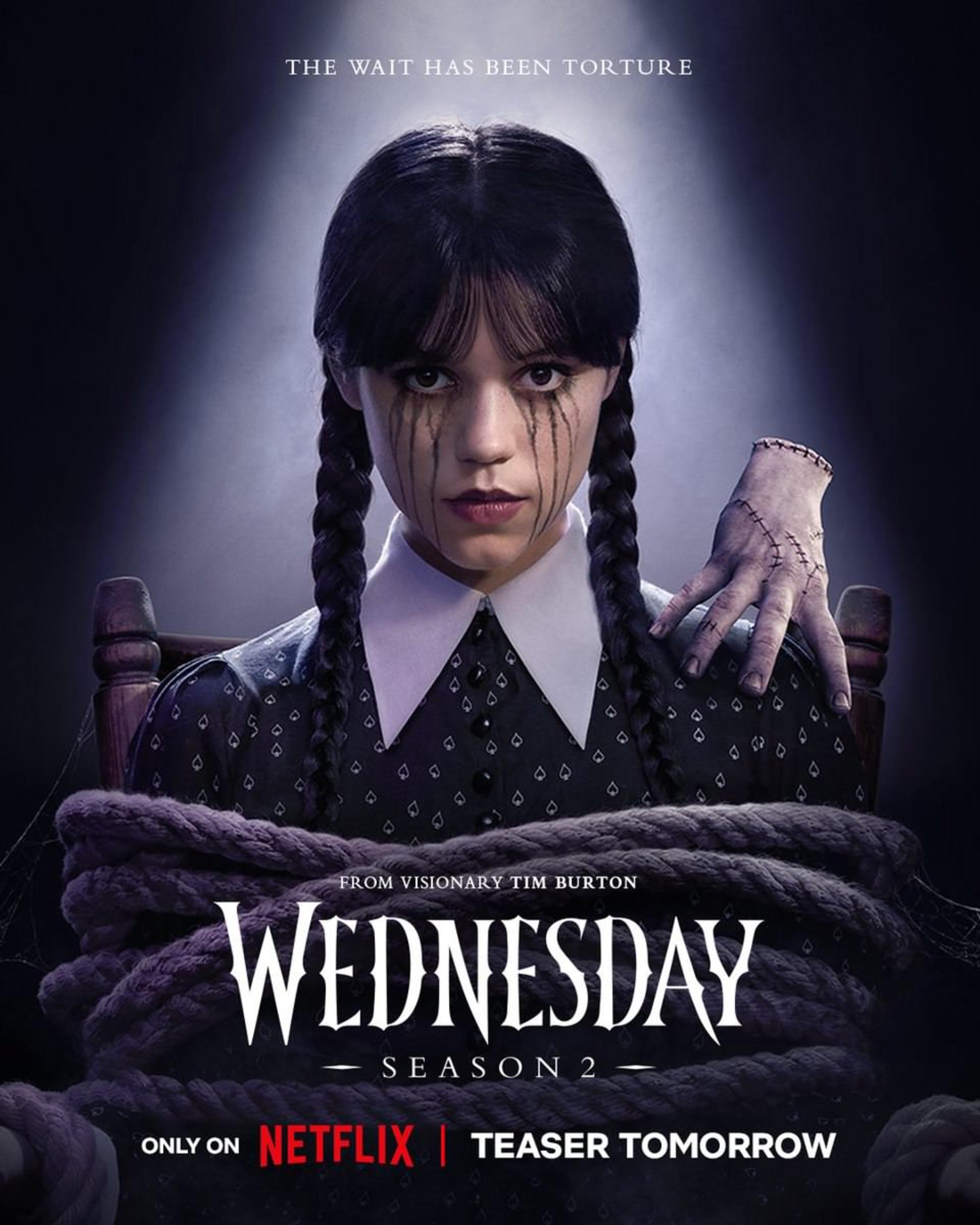 اولین پوستر فصل دوم سریال Wednesday