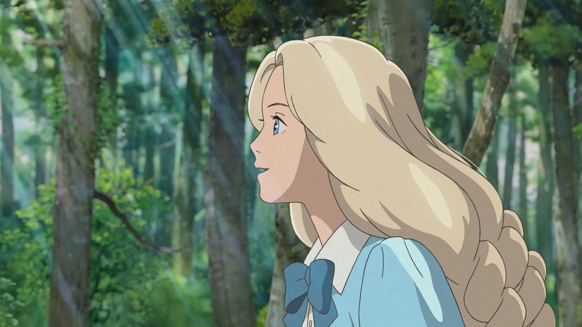 کارکتر در حال نگاه کردن در انیمه When Marnie Was There