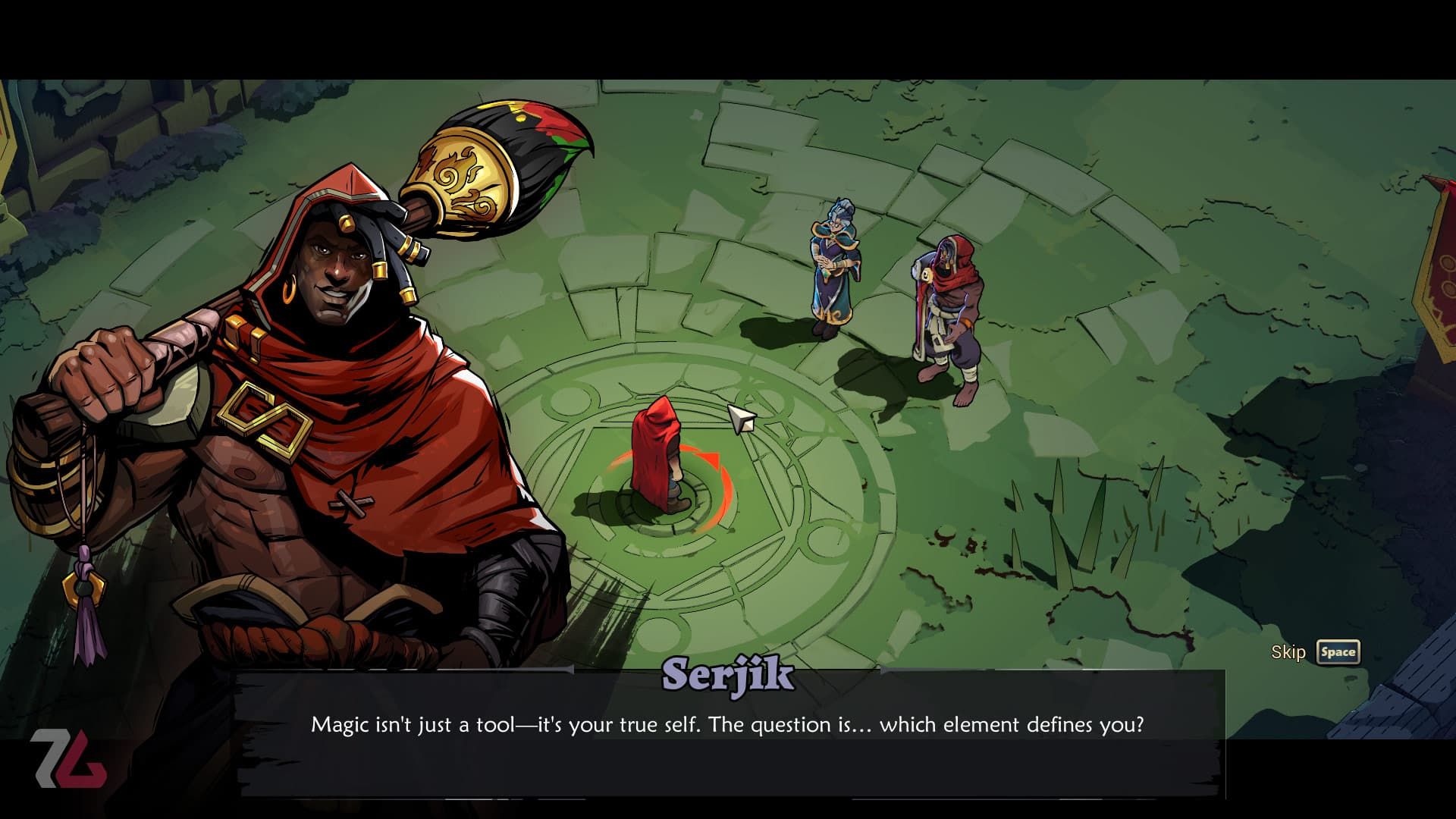 شخصیت سرجیک در بازی Wizard of Legend 2