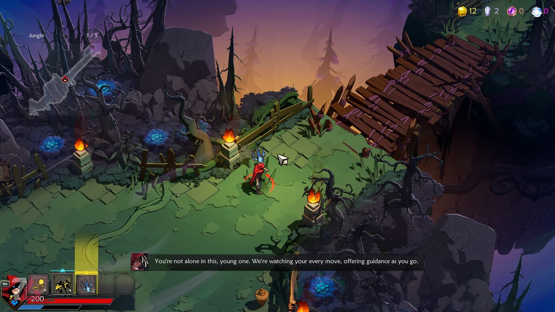 مرحله اول بازی Wizard of Legend 2