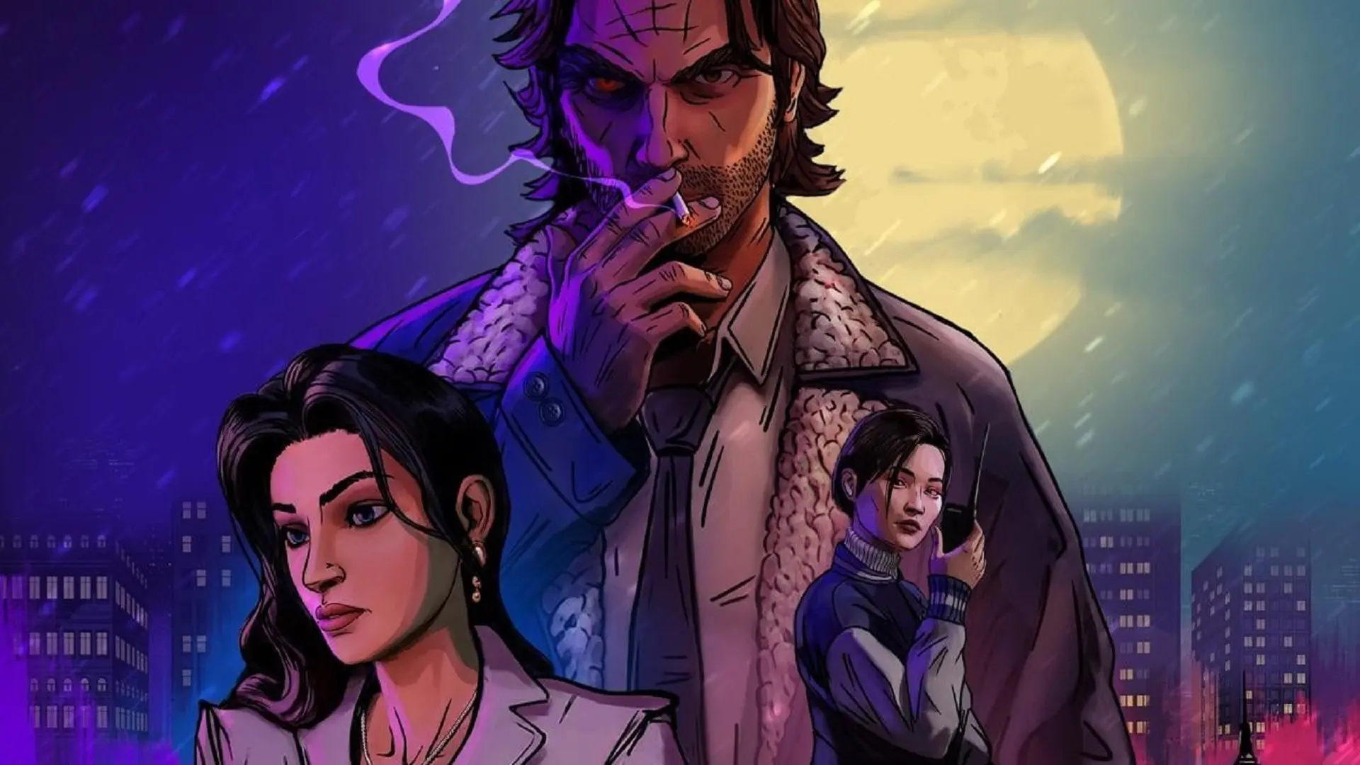 شخصیت‌های بازی Wolf Among Us 2 در مقابل ماه کامل